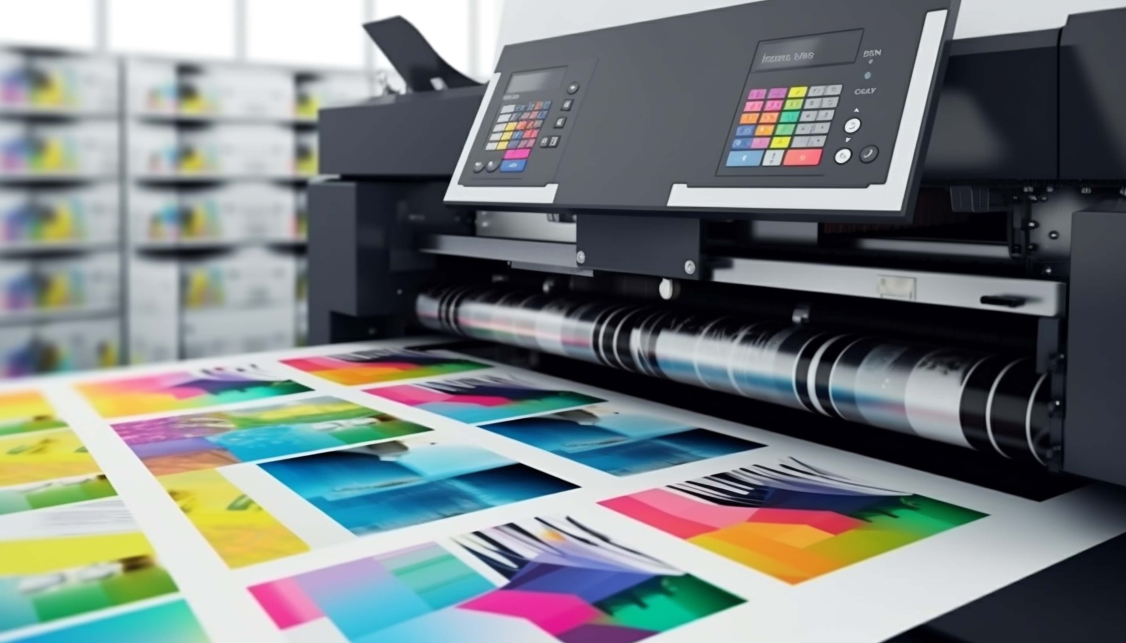 Multicolor press producing vivid prints